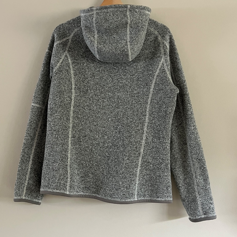 Patagonia - Better Sweater with Hood, Gray, Women's Size Large - Picture 2 of 5